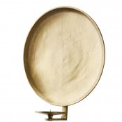 Väggljusstake Carter S - Mässing Ø30xB13xH34 cm