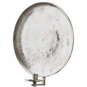 Väggljusstake Carter M - Nickel Ø35xB13xH39 cm