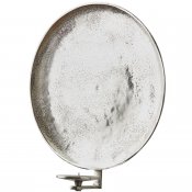 Väggljusstake Carter M - Nickel Ø35xB13xH39 cm