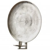 Väggljusstake Carter S - Nickel Ø30xB13xH34 cm