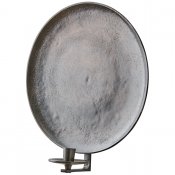 Väggljusstake Carter M - Svart Brun Ø35xB13xH39 cm