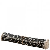 Löpare Fernando - Svart Natur 140x40 cm