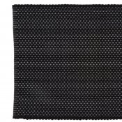 Svart och grå bordslöpare i bomull - 140x40 cm