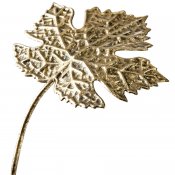 Löv Dekorationspinne Ellie - Mässing L6xB7xH26