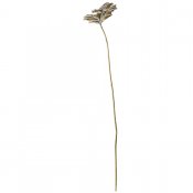 Löv på pinne, stick i antikbehandlad mässing - 31 cm