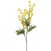 Mimosa kvist med gula blommor - Konstgjord från Mr Plant - 75 cm hög