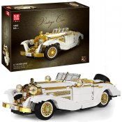 Lego Veteranbil K 500 Vit Guld - Mould King - kompatibla byggklossar