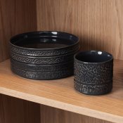 Servisen C Mugg Antracite 4-Pack - Vargen & Thor