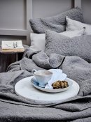 Pläd Isabelle - Lene Bjerre - Grå - 170x130 cm