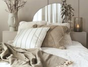 Pläd Ella Olivgrön - 170x130 cm