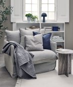 Pläd Isabelle - Lene Bjerre - Grå - 170x130 cm