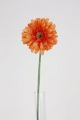 Plastblomma orange gerbera - 60 cm