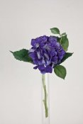 Plastblomma blå hortensia - 37cm