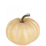 Konstgjord vit, krämfärgad pumpa från mr plant - Ø15 cm
