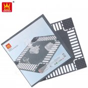 Basplatta 2-Pack Väg Korsning - Kompatibla Byggklossar