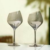 Rödvinsglas 2-Pack Flame Smokey Kristall - Modern House 55cl H24 cm