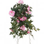Rosa konstgjord Blomma för dagen från Mr Plant - 45 cm längd på hängande växt