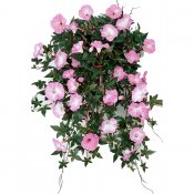 Rosa konstgjord Blomma för dagen från Mr Plant - 60 cm längd på hängande växt
