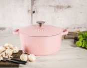 Gjutjärnsgryta Sabor 4,4L - Rosa  Ø24CM