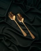 Salladsbestick Frost Nimbus - Vargen & Thor - 2 Delar Mässing