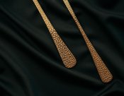 Salladsbestick Frost Nimbus - Vargen & Thor - 2 Delar Mässing