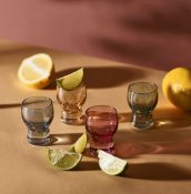 Shotglas 4-Pack Magnor Happy 3,5cl - MIX Ø4xH6cm