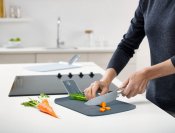 Skärbräda Chop2Pot™ 2-Pack - Joseph Joseph - Blå-Grå 38x21,5 cm