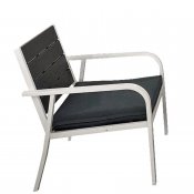 Soffgrupp Braga inkl Bord - Vit och Svart