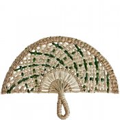 Solfjäder i sjögräs - Handtillverkad från Affari - 32 cm