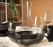 Pastatallrik Mörke Stiernholm - Svart Reaktiv Ø26cm