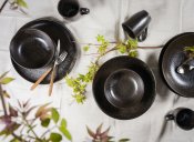 Pastatallrik Mörke Stiernholm - Svart Reaktiv Ø26cm