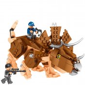 Tam Triceratops - Dinosaur World - Kompatibla Byggklossar 387 bitar