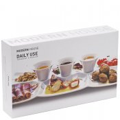 Tapasfat Daily Use Vit - Modern House 41x25 cm
