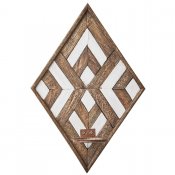 Väggljusstake Vector Diamant - Brun Vit H40cm x B30cm