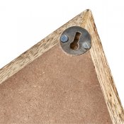 Väggljusstake Vector Diamant - Brun Vit H40cm x B30cm