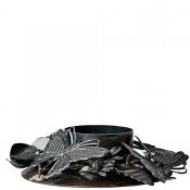 Värmeljushållare Ellie M - Svart Antik Ø12xH3 cm