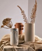 Vas Dali Vit Gråblå - Stengods - 24 cm