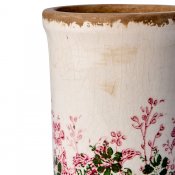 Vas Spring Antik - Grön Rosa - Ø11xH21cm