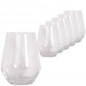Vattenglas eller whiskyglas hermitage från cleo home - 6st i gåvokartong 11 cm