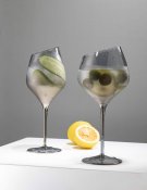 Rödvinsglas 2-Pack Flame Smokey Kristall - Modern House 55cl H24 cm