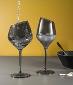 Rödvinsglas 2-Pack Flame Smokey Kristall - Modern House 55cl H24 cm