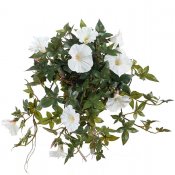 Vit konstgjord Blomma för dagen från Mr Plant - 45 cm längd på hängande växt
