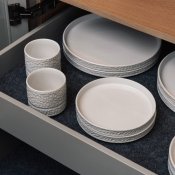 Servisen C Tallrik Vit 4-Pack - Vargen & Thor