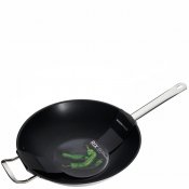 Wok Rix Ø31,5CM Stål Blank - Modern House H8,5cm