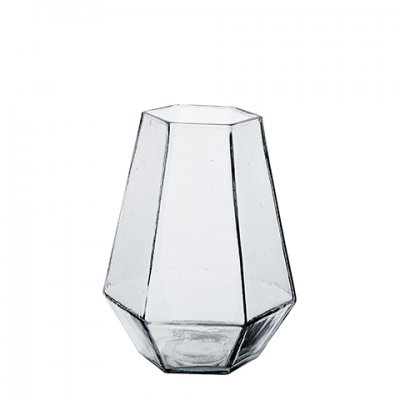Vas i glas - 22 cm hög