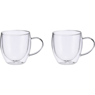 Kaffeglas 2-pack med dubbelväggigt glas