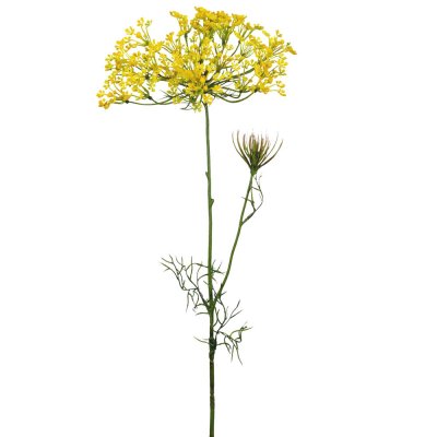 Gul allium konstblomma 70 cm hög