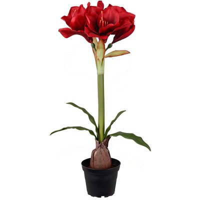 Röd amaryllis konstgjord - 50 cm hög från Mr Plant