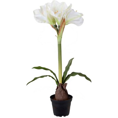 Vit amaryllis konstgjord - 50 cm hög från Mr Plant