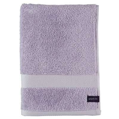 Ljuslila badhandduk frotte från gripsholm - 130x70 cm